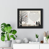 Printify Frame Poster 16x12 - God Bless The Broken Road - 111-9944640-8757852