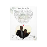 Printify Premium Matte 11x14 Poster - You're Still the One - Happy 24th Year Anniversary Jerry & Shell