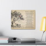 Canvas Printify Wraps 20x16 - Humble and Kind - Tim McGraw Tree