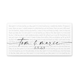 Printify Canvas Gallery Wraps 20x10 - How Sweet It is - Tom & Marie 8.5.23