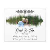 Canvas Printify Wraps 30x24 - Josh & Tara - 7.6