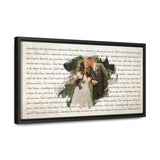 Printify Canvas Frame 20x10 - Something - Alexina & Ryan