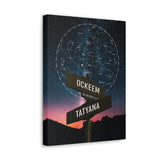 Printify Canvas Gallery Wraps 12x16 - Ockeem Tatyana - Star Map 2