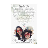 Printify Poster Matte 20x30 - The Best Day - Charlotte & Mom 5/26/2023