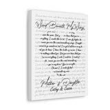 Canvas Printify Wraps 11x14 - Wind Beneath My Wings - Mother & Daughter