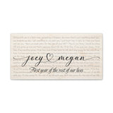 Jondo Canvas 1.25" - Joey & Megan - Rest of Our Life