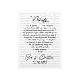 Printify Premium Matte 18x24 Poster - Nobody Joe & Christina 10.14.2022