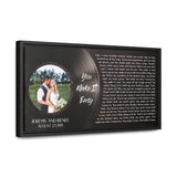 Canvas Printify Frame 20x10 - Jeremy and Renee - August 23 2019