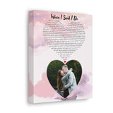 Printify Canvas Gallery Wraps 8x10 - Exp. When I Said I Do - Dakota & Elijah