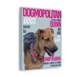 Printify Canvas Gallery Wraps 11x14 - Dog Magazine Style 6 - Quinn