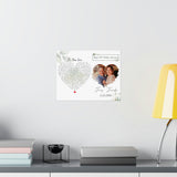 Premium Matte Printify Poster 14x1 - Jennifer & Jerry 9-19-1998 - 25th Wedding