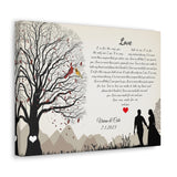 Printify Canvas Gallery Wraps 16x12 - Love - Vivian & Cale 7/1/2023