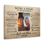 Canvas Gallery Wraps Printify 24x18 - Kyle & Debra 01/20/2021 - To New Beginnings