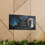 Printify Canvas Gallery Wraps 20x10 - Under This Sky It All Began - Jeffrey and Stephanie