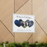 Printify Canvas Gallery Wraps 16x12 - Baton Rouge, LA 06-11-2022 - The Day Our Family Began