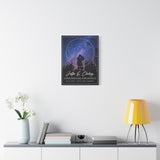 Jondo Canvas 1.25" - Justin & Chelsey - Under These Stars, Forever Began