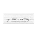 Canvas Gallery Wraps Printify 36x12 - She Gets Me - Quinton & Whitney