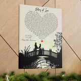 Printify Canvas Gallery Wraps 18x24 - Glory of Love Lori & Greg 6-15-1987 - Happy 36th Anniversary