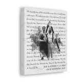 Canvas Printify Wraps 8x10 - JOE & STEPH 5-4-2024