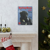 Printify Canvas Gallery Wraps 11x14 - Dog Magazine Style 4 - Crawford