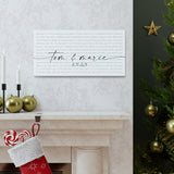 Printify Canvas Gallery Wraps 20x10 - How Sweet It is - Tom & Marie 8.5.23