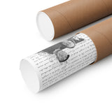 Printify Premium Matte 11x14 Poster - Simple Man 1.3 - Always Keep Moving Forward, Love Mom Nancy