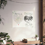 Premium 24x18 Poster Printify - I Get to Love You - Justin & Danielle