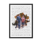 Print Clever Black Frame 24x36 - Steve and Maureen - July 23, 2002