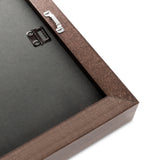 Printify Gallery Canvas Wraps, 36x12 Walnut Frame - Brandon and Jessica 10-01-22 - The Rest of Our Life