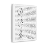 Canvas Printify Wraps 11x14 - Jimmy & Vickie 6.9.22 - Forever...Always