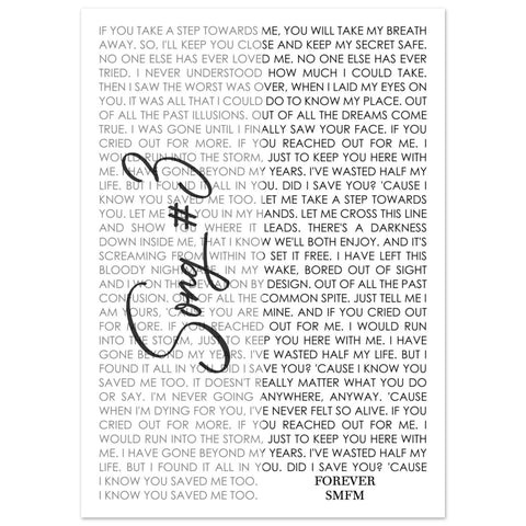 Gelato Premium Matte 20x28 Poster - Song #3 - Forever SMFM