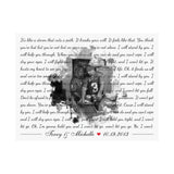 Printify Matte 24x18 Poster - Terry & Michelle 10/19/2013 - I Won't Let Go