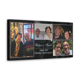 Canvas Printify Wraps 20x10 - ROBERT & SIGRID - HAPPY 43RD WEDDING ANNIVERSARY!!