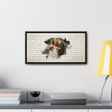 Printify Canvas Frame 20x10 - Something - Alexina & Ryan