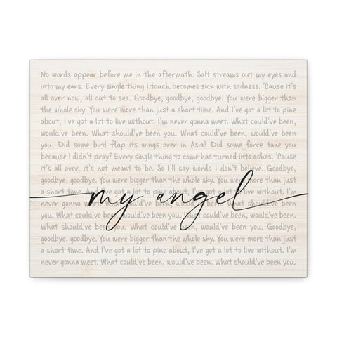 Canvas Printify Wraps 14x11 - My Angel - Bigger Than The Whole Sky