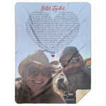 CC Sherpa Blanket 60x80 - Better Together - Ryan & Ann