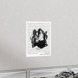 Printify Premium Matte 11x14 Poster - Sea of Love - I Love You - Happy Anniversary