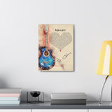 Canvas Gallery Wraps Printify 12x16 - In Your Love - Guitar Heart