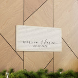 Canvas Gallery Wraps Printify 20x10 - Vintage Precious & Few - Warren & Karen 08-11-1973