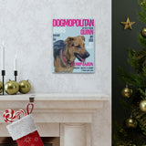 Printify Canvas Gallery Wraps 11x14 - Dog Magazine Style 6 - Quinn