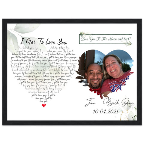 Gelato Premium Black Frame 16x12 - Joe & Beth Ann 10.04.2021