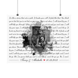 Printify Matte 24x18 Poster - Terry & Michelle 10/19/2013 - I Won't Let Go