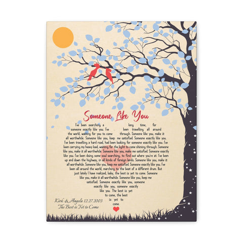 Printify Canvas Gallery Wraps 12x16 - Someone Like You - The Best is Yet to Come