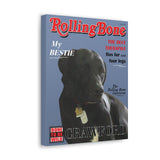 Printify Canvas Gallery Wraps 11x14 - Dog Magazine Style 4 - Crawford