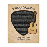 Canvas Gallery Wraps Printify 8x10 - You Can Call Me Al - Gary and Beth