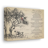 Printify Canvas Gallery Wraps 5x7 - Pop's Last Name - Melvin Baker 8/9/1951