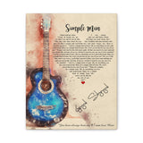 Jondo Canvas 11x14 - You have always been my #1 man love Mom