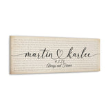 Canvas Printify Wraps 36x12 - Country Love Song - Martin & Karlee 9/3/23