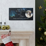 Printify Canvas Gallery Wraps 20x10 - Lauren and Jack Engagement Day - Under This Sky, We Became Mr. and Mrs.