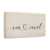 Canvas Printify Wraps 24x18 - Keeper Stars - Ron & Coral